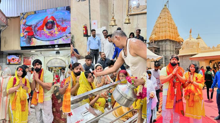 Sakshi Malik In Mahakal Mandir: उज्जैन पहुंची भारतीय महिला पहलवान साक्षी मलिक ने महाकलेश्वर मंदिर में बाबा महाकाल के दर्शन किए. उन्होंने मंदिर में बैठकर बाबा का ध्यान किया.