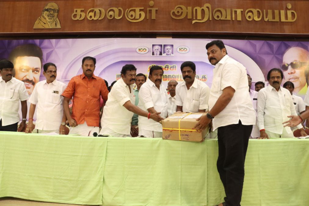 திருச்சி நாடாளுமன்ற தொகுதி நமக்கு ஒதுக்கவில்லை, ஆனாலும்,,,,  - அமைச்சர் கே.என்.நேரு பேசியது என்ன?