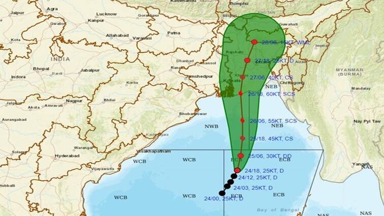 Where did Cyclone Ramal reach with a speed of 120 km which states can it affect Know whether Gujarat is under threat or not Cyclone Remal:  ક્યાં પહોંચ્યું વાવાઝોડું રેમલ, 120 કિમીની સ્પીડથી કયા-કયા રાજ્યોમાં મચાવી શકે છે અસર? જાણો ગુજરાત પર ખતરો છે કે નહીં