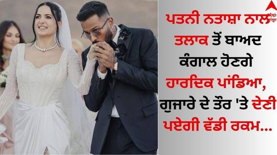 Hardik Pandya: ਨਤਾਸ਼ਾ ਨਾਲ ਤਲਾਕ ਤੋਂ ਬਾਅਦ ਕੰਗਾਲ ਹੋਣਗੇ ਹਾਰਦਿਕ, ਗੁਜਾਰੇ ਦੇ ਤੌਰ 'ਤੇ ਦੇਣੀ ਪਏਗੀ ਵੱਡੀ ਰਕਮ