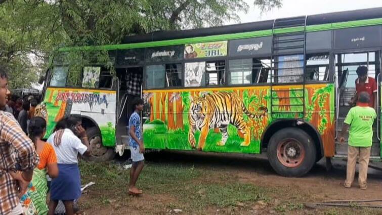 Trichy private bus accident near Thuraiyur 20 injured one person killed - TNN துறையூர் அருகே அதிகரிக்கும் சாலை விபத்துகள் - அப்பகுதி மக்கள் கூறும் காரணங்கள்?