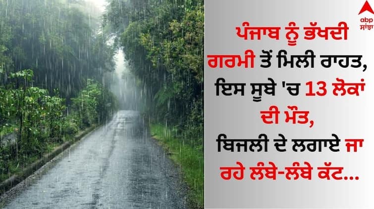 Punjab Weather 25 May 2024 Many districts heavy rainfall and thunderstorms imd issue heatwave alert in these states know latest forecast update Punjab Weather: ਪੰਜਾਬ ਨੂੰ ਭੱਖਦੀ ਗਰਮੀ ਤੋਂ ਮਿਲੀ ਰਾਹਤ, ਇਸ ਸੂਬੇ 'ਚ 13 ਲੋਕਾਂ ਦੀ ਮੌਤ, ਬਿਜਲੀ ਦੇ ਲਗਾਏ ਜਾ ਰਹੇ ਲੰਬੇ-ਲੰਬੇ ਕੱਟ