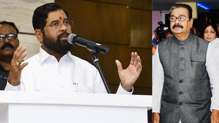 If CM Eknath Shinde expelled Gajanan Kirtikar from Party I will think about Different options Anandrao Adsul Warning Shivsena Shinde camp Gajanan Kirtikar: गजानन कीर्तिकरांवर कारवाई केली तर मला वेगळा विचार करावा लागेल, 'या' नेत्याचा एकनाथ शिंदेंना गर्भित इशारा