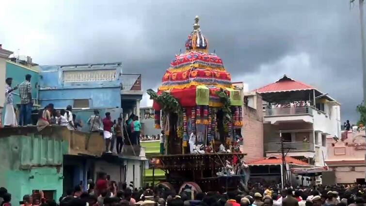 Theni  After 20 years Tirumala Raya Perumal Temple Chariot festival - TNN 20 ஆண்டுக்குப் பின் நடந்த திருமலை ராயப் பெருமாள் கோயில் தேரோட்டம் கோலாகலமாக நிறைவு