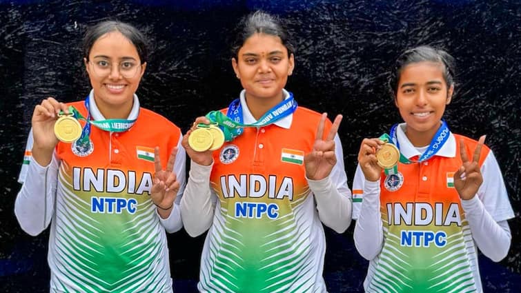 Archery World Cup 2024 India Gold Medal Indian Women's Compound Team Archery World Cup 2024: Indian Archery Dominance Continues As Women's Compound Trio Clinches 3rd Successive Gold