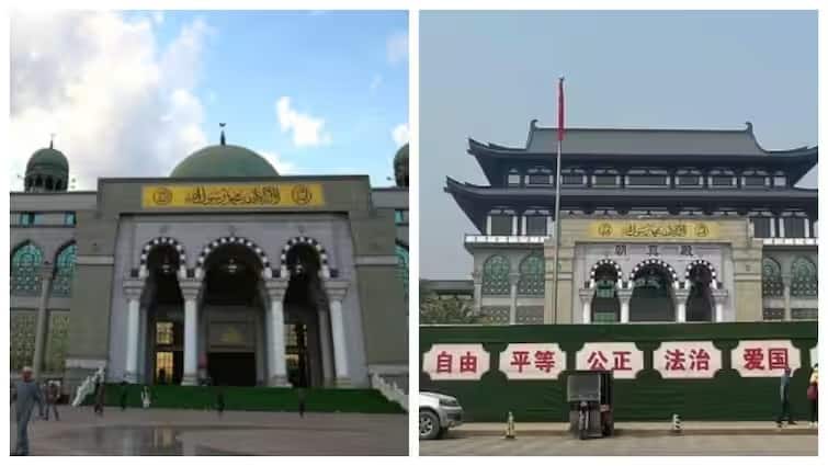 China Masjid Domes News world domes of last islamic style mosque in china were broken revealed in satellite image China: ચીનમાં ઇસ્લામ ધર્મની છેલ્લી મોટી મસ્જિદ તોડી પડાઇ, સેટેલાઇઝ ઇમેજમાં થયો ખુલાસો