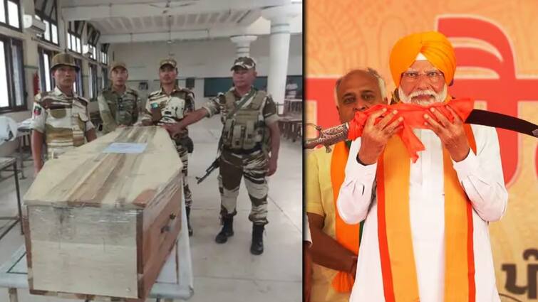 Modi Rally Patiala After Rest Paramilitary Soldier Died Modi Rally Patiala: ਪੀਐਮ ਮੋਦੀ ਦੀ ਰੈਲੀ 'ਚ ਤਾਇਨਤ ਫੌਜੀ ਜਵਾਨ ਛੱਤ ਤੋਂ ਡਿੱਗਿਆ ਹੇਠਾਂ, ਮੌਕੇ 'ਤੇ ਹੋਈ ਮੌਤ