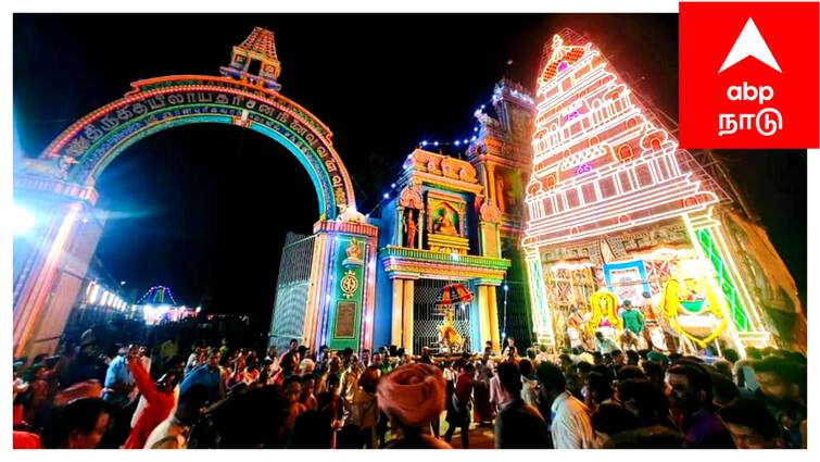 Mayiladuthurai Dharumapuram aadhenam Peramapurishwar temple saragopuram festival  தருமபுரம் ஆதீனத்தில் நடைபெற்ற சகோபுரம் வீதியுலாவில் வடம்பிடித்து இழுத்த திரளான பக்தர்கள்..! 