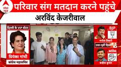 Loksabha election 2024 : Delhi में Arvind kejriwal ने किया मतदान