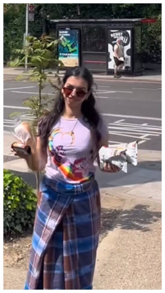 लंदन में सड़क पर लुंगी डांस करने लगी महिला, वीडियो वायरल