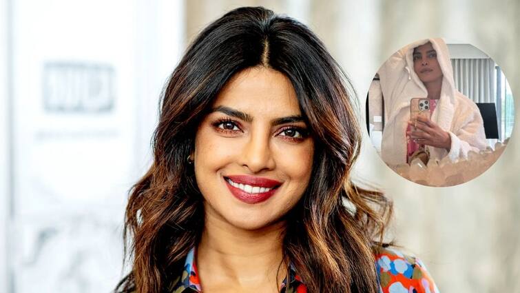 Priyanka Chopra No Makeup Look Bollywood Actress Gives Visual Treats Her Fans Selfie Photo Viral on Social Media Know Entertainment Latest Update Marathi News Priyanka Chopra : प्रियांका चोप्राने सकाळी-सकाळी दाखवला नो मेकअप लूक; फोटो पाहताच चाहते म्हणाले,