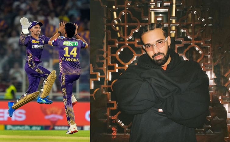 Canadian rapper Drake bet 25 million dollars on stake on Kolkata Knight Riders before IPL 2024 KKR vs SRH Final IPL 2024 Final: SRH की हार से कनाडाई रैपर Drake के घर होगी डॉलर की बारिश, KKR की जीत पर लगा लाखों डॉलर का दांव!