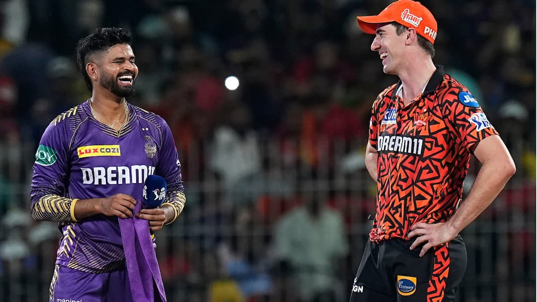 IPL 2024 Final KKR vs SRH Sunrisers Hyderabad Records 2nd Lowest Team Score This Season IPL 2024 Final: रसेल-स्टार्कपुढे हैदराबादची दाणादाण, IPL चषक जिंकण्यासाठी कोलकात्यापुढे फक्त 114 धावांचं आव्हान