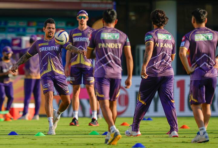 Sunil Narine also has the golden chance to become fourth KKR player after Andre Russell, Robin Uthappa and Gautam Gambhir to score 500 runs in an IPL season.