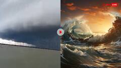 साइक्लोन रेमल से उठा बादल का बवंडर, वीडियो देखकर लगने लगेगा डर