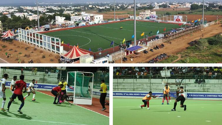 All India Hockey Tournament held at Kovilpatti Chennai, Bhopal, Bhubaneswar teams win - TNN கோவில்பட்டியில் அகில இந்திய அளவிலான ஹாக்கி போட்டி; சென்னை, போபால், புவனேஸ்வர் அணிகள் வெற்றி