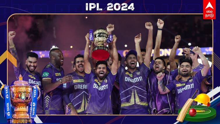 KKR vs SRH Match Highlights Kolkata Knight Riders Won by 8 Wicket Venkatesh Iyer KKR vs SRH Match Highlights: மகுடம் சூடியது கொல்கத்தா! ஐ.பி.எல். சாம்பியன் பட்டத்தை கைப்பற்றிய கம்பீர் பாய்ஸ் - கே.கே.ஆர். ரசிகர்கள் ஹாப்பி