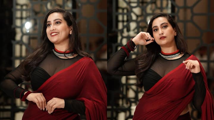 Anchor Manjusha Latest Photos : ఎన్టీఆర్ సినిమాలో ఇన్నోసెంట్​గా కనిపించినా యాంకర్ మంజూష.. ఇప్పుడు మాత్రం సూపర్ హాట్​గా తయారైంది. తన లేటెస్ట్ ఫోటోలు చూస్తే ఈ విషయం అర్థమవుతుంది.