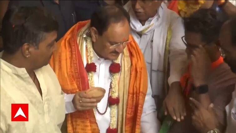 JP Nadda Offers His Prayers at Kaal Bhairav Temple during his Varanasi Visit