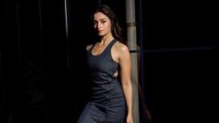 Alia Bhatt Wows With Her Stylish Look In A Denim Dress; SEE PICS