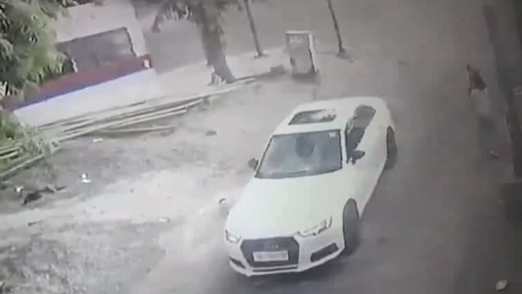Noida Hit And Run Speeding Audi Kills One Caught On Cam: Noida Man Killed As Speeding Audi Tosses Him Into Air