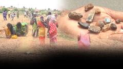 Villagers search of Diamonds | కర్నూలు జిల్లా తుగ్గలిలో వజ్రాల కోసం వేట | ABP Desam