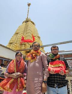 Ambaji Temple: ગુજરાતના પૂર્વ ગૃહમંત્રી પ્રદિપસિંહ જાડેજાએ અંબાજી મંદિરના દર્શન કર્યા , ધજા અર્પણ કરી, જુઓ તસવીરો
