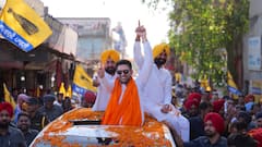 AAP MP Raghav Chadha Holds Roadshow In Punjab For AAP's Gurpreet Singh GP — IN PICS