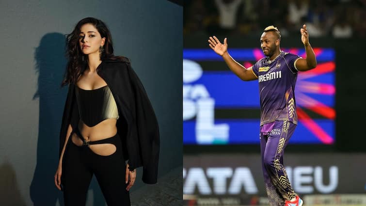 IPL 2024 KKR Andre Russell Dances On Shah Rukh Khan Song ‘Lutt Putt Gaya’ With Ananya Pandey video viral