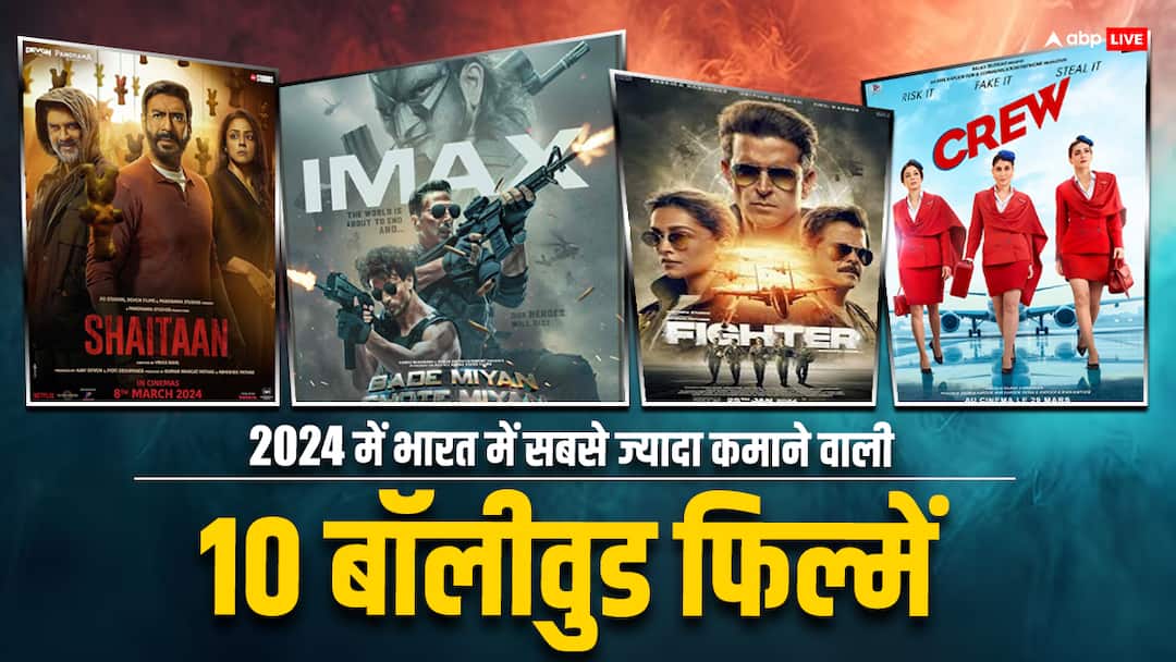 10 highest grossing Bollywood films in India in 2024 see list ये है 2024 में सबसे ज्यादा कमाने वाली 10 बॉलीवुड मूवीज, 5 महीने में सिर्फ एक 200 करोड़ी फिल्म