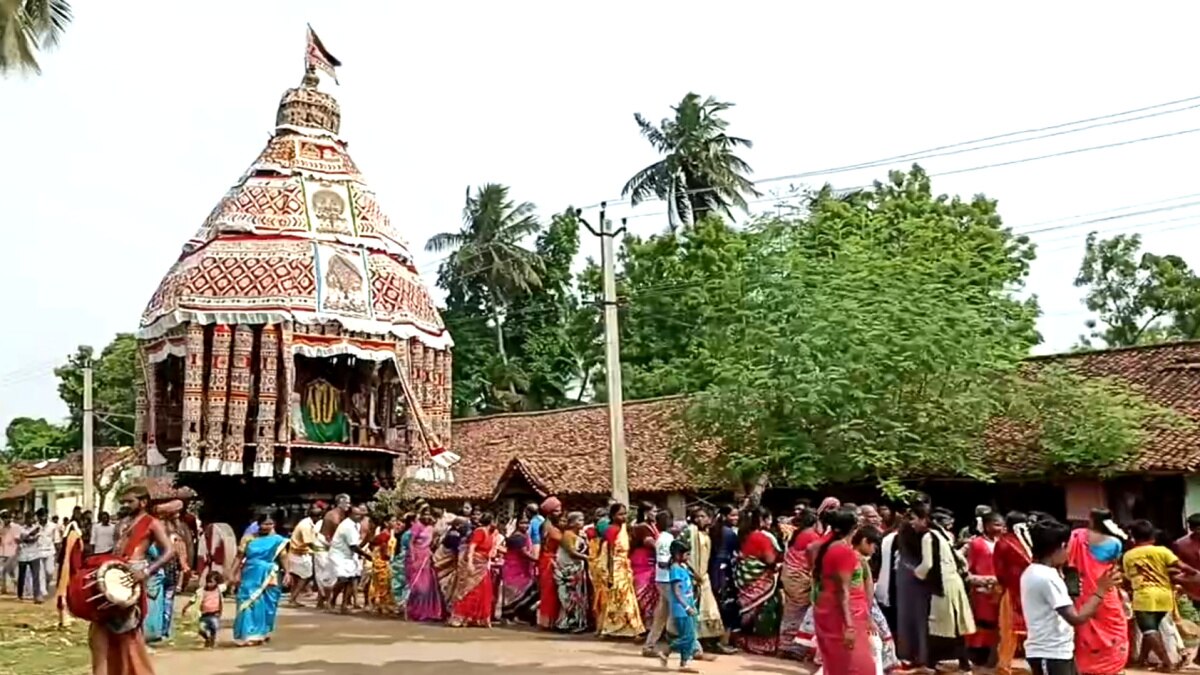 தருமபுரம் ஞானபுரீஸ்வரர் கோயில் திருத்தேரோட்டம் - திரளான பக்தர்கள் வடம் பிடிப்பு..!