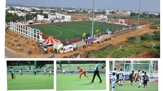 All India Hockey Tournament held  Kovilpatti team beat Delhi - TNN அகில இந்திய ஹாக்கி போட்டி -  டெல்லியை வீழ்த்தி கோவில்பட்டி அணி அசத்தல்