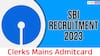 SBI Clerk Admitcard: ఎస్‌బీఐ క్లర్క్ మెయిన్స్ అడ్మిట్‌కార్డులు విడుదల, పరీక్ష ఎప్పుడంటే?