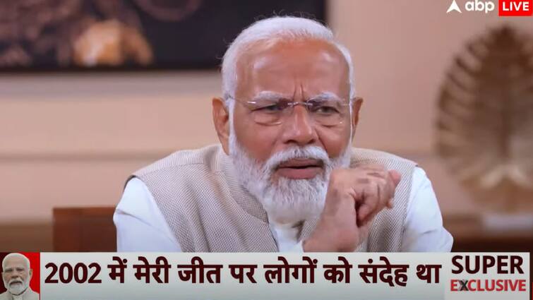 Narendra Modi On Election result day  no one can enter my room; Story of election result day of Narendra Modi in gujarat 2002 Narendra Modi: निकालादिवशी माझ्या खोलीत कोणालाही एंट्री नसते; मोदींनी सांगितला 2002 मधील निवडणुकीचा किस्सा