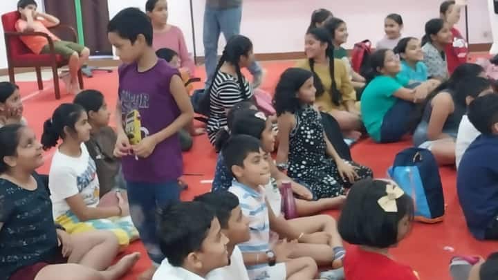 The National Book Trust (NBT) has started a summer camp for schoolchildren to keep them engaged in fun activities during their holidays. (Photo: Divyadeep Singh/ABP LIVE)