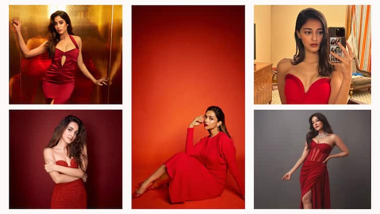 Bollywood Actresses Shine In Striking Red Ensembles Bollywood Actresses Shine In Striking Red Ensembles