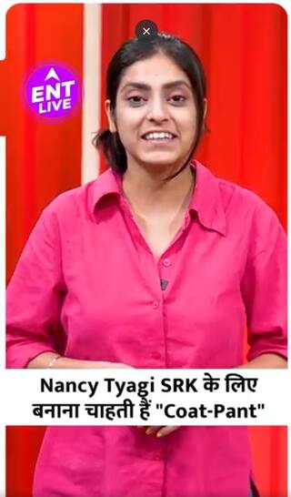 Nancy Tyagi Outfits ,'Coat-Pant' for Shahrukh Khan , Sonam Kapoor on Nancy Tyagi Designs