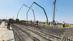 इंदौर में पहली बार वाईडेड स्लैब से बन रहा ब्रिज, 100 साल से अधिक होगी लाइफ, देखें तस्वीरें