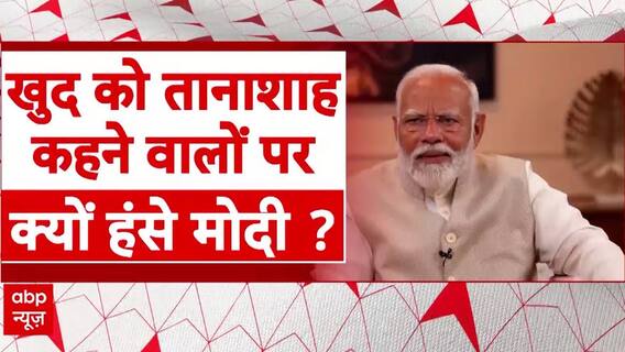 PM Modi On ABP: See What PM Modi Said When Asked What He Feels On Being Called 'Dictator' by Opposition | Election 2024
