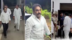 Pinnelli Ramakrishna Reddy met SP | నరసరావు పేట ఎస్పీ ఆఫీసు వద్ద పిన్నెల్లి ప్రత్యక్షం | ABP Desam