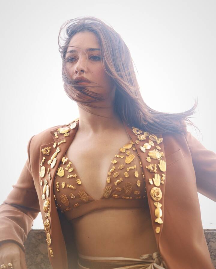 तमन्ना भाटिया एक्टर विजय वर्मा को डेट कर रही हैं. हाल ही में एक मीडिया इंट्रैक्शन के दौरान एक्ट्रेस से पूछा गया कि वे किस एक्टर को डेट करना चाहती हैं और उनके साथ काम करना चाहती हैं. तो इसपर तमन्ना ने किंग खान का नाम लिया- उन्होंने कहा- 'मुझे लगता है कि मैं शाहरुख खान को पसंद करती हूं. मैं सिर्फ उनसे प्यार करती हूं, इसलिए मैं शाहरुख के साथ फिल्म करना पसंद करूंगी.'