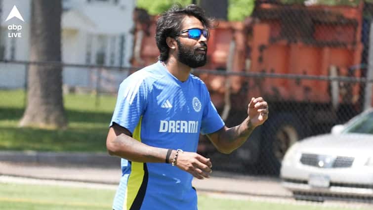 T20 World Cup Hardik Pandya joins Indian team in New York ahead of India first match against Ireland Hardik Pandya Joins Indian Camp: ডিভোর্স নিয়ে জল্পনার মধ্যেই বিরাট দায়িত্বের কথা শোনালেন হার্দিক