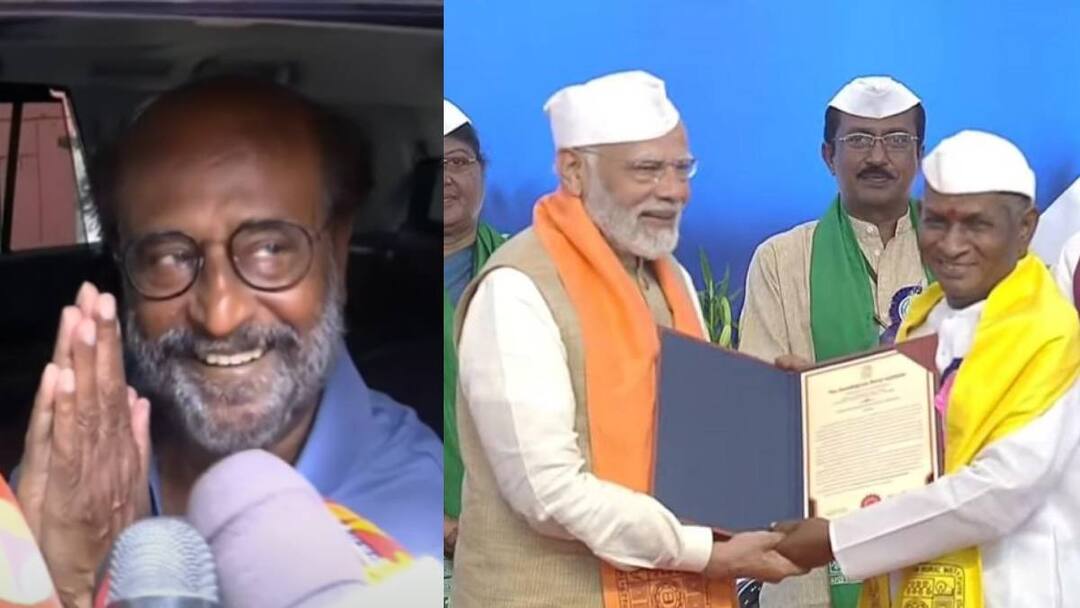 Rajinikanth: “அண்ணா..நோ கமெண்ட்ஸ்'' ; மோடி, இளையராஜா பற்றிய கேள்வியை தவிர்த்த ரஜினி!