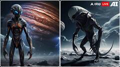 मंगल, गुरु, शनि और बुध ग्रह पर इस तरह के हो सकते हैं एलियन, AI ने दिखाई तस्वीरें