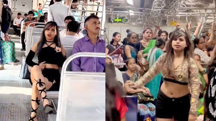 Womans Obscene Dance In Mumbai Local Train Video Goes Viral Railways Reacts Viral Video: లోకల్ ట్రైన్‌లో యువతి అశ్లీల నృత్యాలు, వీడియోలు వైరల్ - స్పందించిన రైల్వే