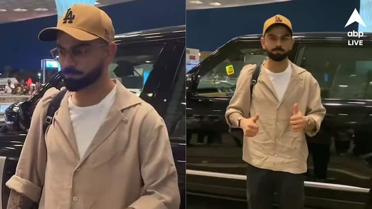 T20 World Cup 2024 Virat Kohli Spotted At Mumbai Airport As He Jets Off to join Team India in New York