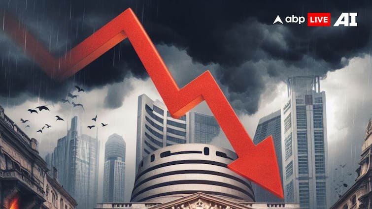 Stock Market Closing today in down zone Sensex Tanks more then 600 point closed below 74K Level Stock Market Closing: बाजार में निराशा हावी, सेंसेक्स 600 अंक से ज्यादा गिरकर 74,000 के नीचे बंद