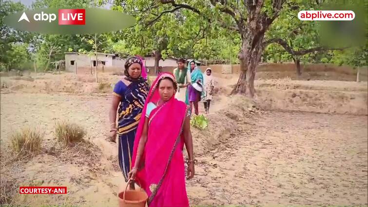 Chhattisgarh Village Faces Acute Water Disaster; Locals Trudge Miles To Fetch Water In Scorching Warmth