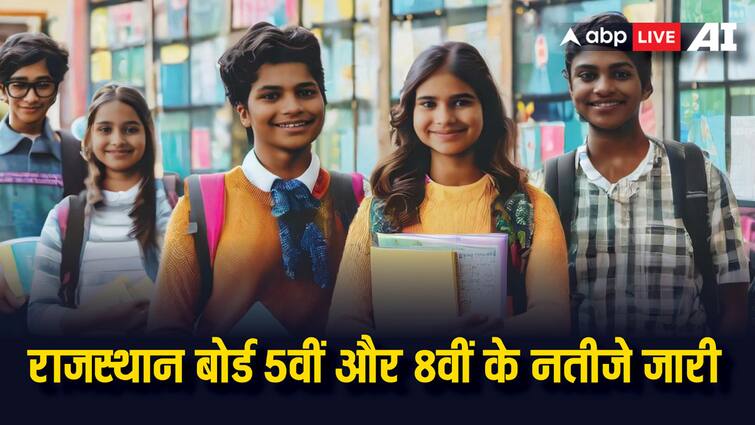 Rajasthan Board Class 5 and 8 Result 2024 Declared at rajshaladarpan.nic.in check RBSE Result Direct Link Pass Percentage RBSE 5th, 8th Result 2024: राजस्थान बोर्ड ने जारी किए 5वीं और 8वीं के नतीजे, यहां से फटाफट कर लें चेक