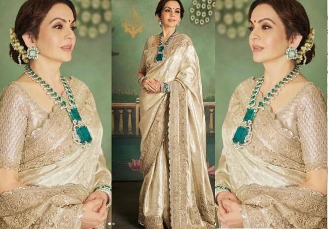 ਜੇਕਰ ਨੀਤਾ ਅੰਬਾਨੀ ਦੇ ਗਹਿਣਿਆਂ ਦੇ ਕਲੈਕਸ਼ਨ 'ਤੇ ਨਜ਼ਰ ਮਾਰਿਏ, ਤਾਂ ਤੁਸੀਂ ਦੇਖੋਗੇ ਕਿ ਨੀਤਾ ਨੂੰ ਹੀਰਿਆਂ ਨਾਲੋਂ ਪੰਨਾ ਜ਼ਿਆਦਾ ਪਸੰਦ ਹੈ। Emerald ਨੂੰ ਹਿੰਦੀ ਵਿੱਚ ਪੰਨਾ ਵੀ ਕਿਹਾ ਜਾਂਦਾ ਹੈ, ਜੋ ਇੱਕ ਕਠੋਰ ਰਤਨ ਹੈ। ਅਤੇ ਇਸਦਾ ਹਰਾ ਰੰਗ ਇਸਨੂੰ ਹੋਰ ਸਾਰੇ ਪੱਥਰਾਂ ਵਿੱਚ ਬਹੁਤ ਦੁਰਲੱਭ ਬਣਾਉਂਦਾ ਹੈ। ਤੁਸੀਂ ਨੀਤਾ ਅੰਬਾਨੀ ਦੇ ਪੰਨੇ ਲਈ ਪਿਆਰ ਨੂੰ ਇਸ ਤਰੀਕੇ ਨਾਲ ਮਾਪ ਸਕਦੇ ਹੋ ਕਿ ਉਨ੍ਹਾਂ ਜ਼ਿਆਦਾਤਰ ਗਹਿਣਿਆਂ ਵਿੱਚ ਪੰਨਾ ਹੀ ਹੁੰਦਾ ਹੈ।